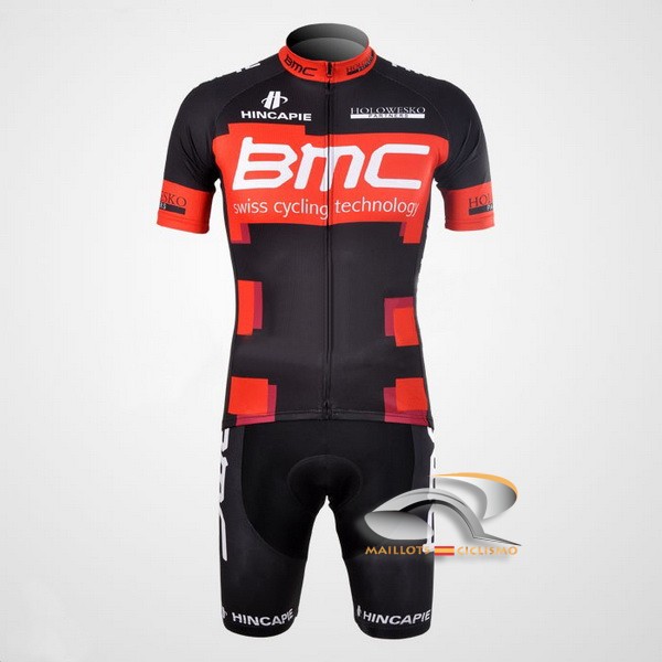 2012 Maillot BMC mangas cortas